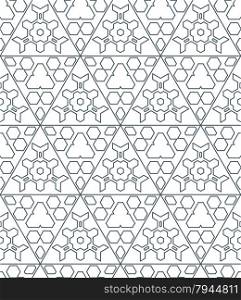 vector dark monochrome color outline abstract triangle urban futuristic seamless pattern &#xA;