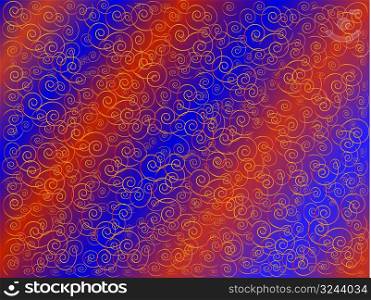 vector decoration background with red and blue stripes