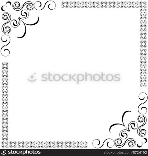 Vector decorative frames