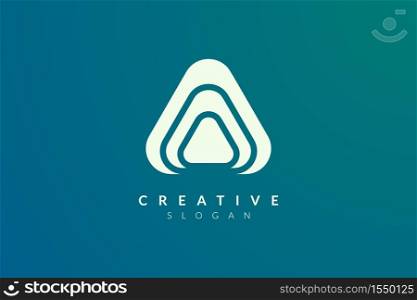 Vector design of a triangle with rounded corners
