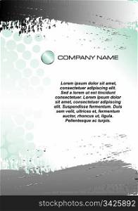 vector design of Business letterhead template
