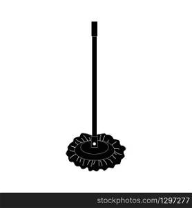 Vector design of mop and stick icon.