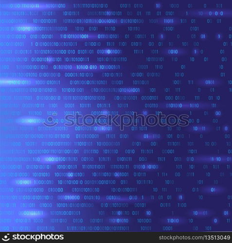 Vector Digital Data Technology Concept. Blue Binary Data Software Programming Code Texture. Random Program Code. Machine Code. Random Binary Data Matrix Wide. Tech Background.. Vector Digital Data Technology Concept. Blue Binary Data Software Programming Code Texture. Random Program Code. Machine Code. Random Binary Data Matrix Wide. Tech Background