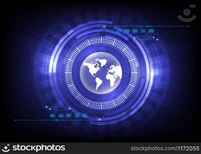 vector digital global technology, abstract background