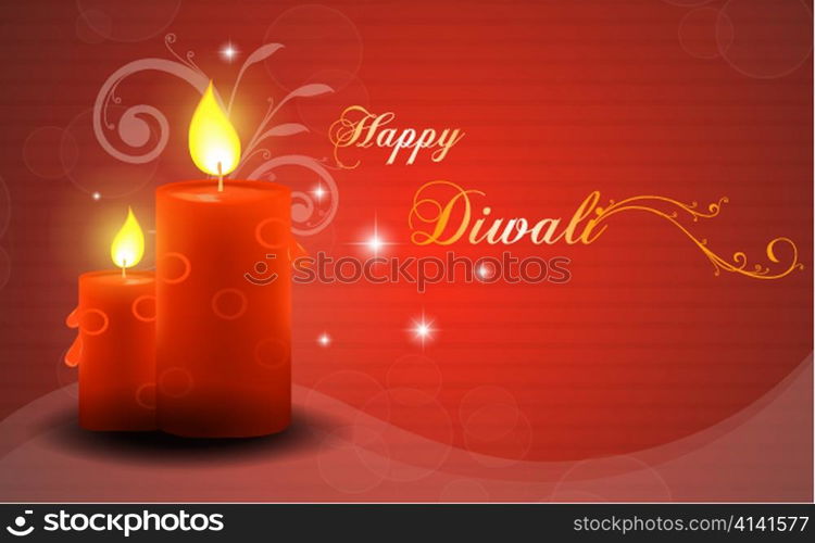 vector diwali greeting card