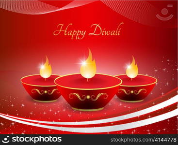 vector diwali greeting card