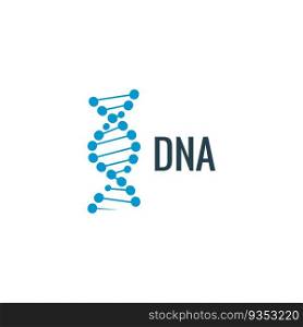 Vector DNA logo icon. Gene life or mollecule design. Biology concept illustration.. Vector DNA logo icon. Gene life or mollecule design. Biology concept illustration