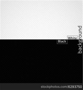 Vector dotted background on white and black