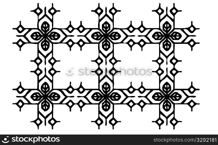 vector east ornament on white background