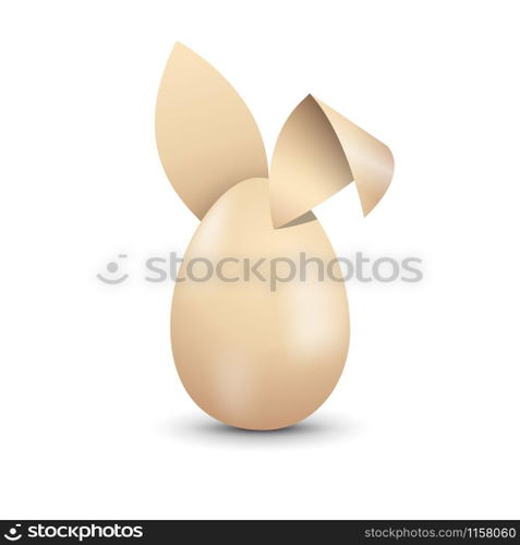 Vector easter rabbit and egg concept