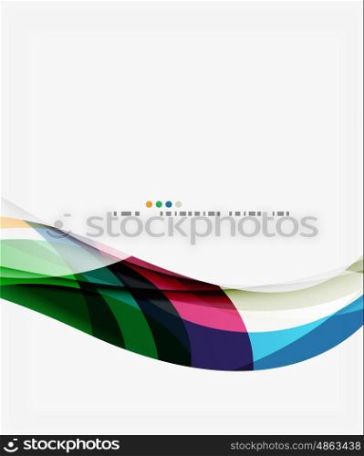 Vector elegant wave background. Template background for workflow layout, diagram, number options or web design