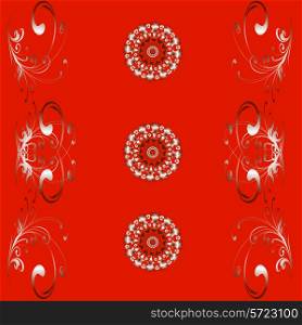 Vector eps10. A monophonic background of wallpaper with patterns and the accented circles
