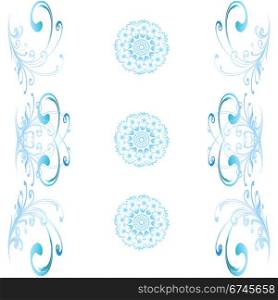 Vector eps10. A monophonic background of wallpaper with patterns and the accented circles