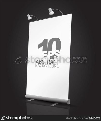 Vector expanding banner stand