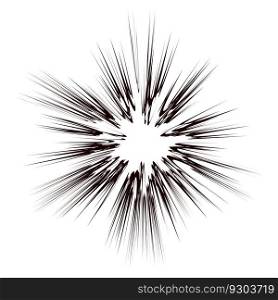 Vector Explode Flash, Cartoon Explosion, Star Burst on White Background.. Vector Explode Flash, Cartoon Explosion, Star Burst on White Background