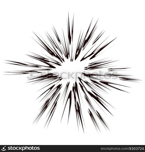 Vector Explode Flash, Cartoon Explosion, Star Burst on White Background.. Vector Explode Flash, Cartoon Explosion, Star Burst on White Background
