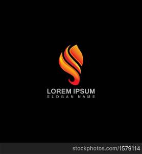 Vector Fire Flame element Illustration Logo, template creative symbol business