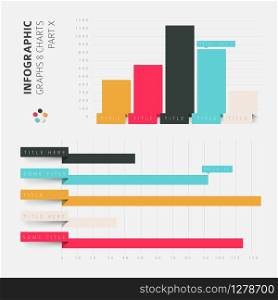 Vector flat design infographic elements - 10. part of my infographic bundle