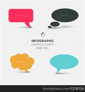 Vector flat design infographic elements - 17. part of my infographic bundle