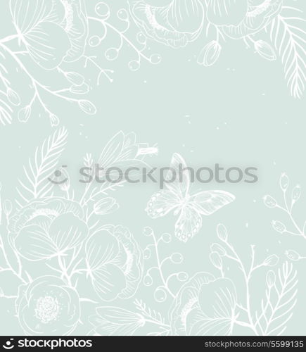 vector floral background