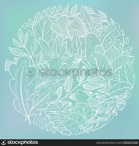 vector floral background