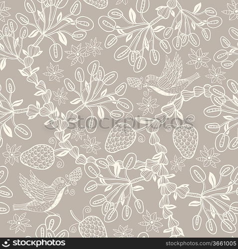 vector floral seamless pattern