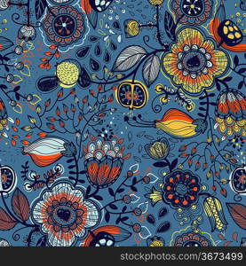 vector floral seamless pattern