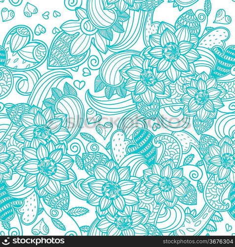 vector floral seamless pattern