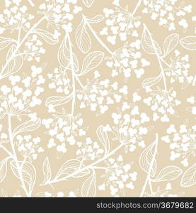 vector floral seamless pattern