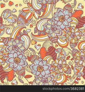 vector floral seamless pattern