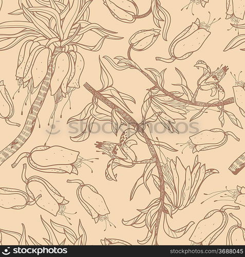 vector floral seamless pattern