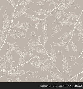 vector floral seamless pattern