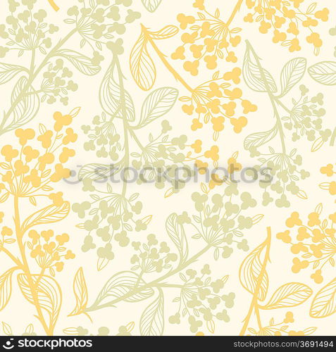 vector floral seamless pattern