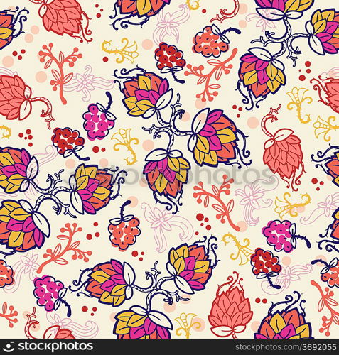 vector floral seamless pattern