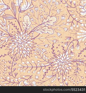 vector floral seamless pattern