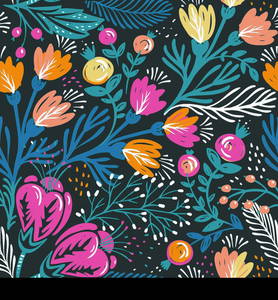 vector floral seamless pattern