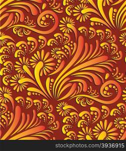 Vector Floral Seamless Pattern Background. For the holidays and Invitation cards decoration