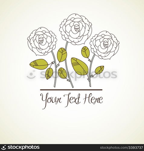 vector flower background