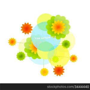Vector flower background