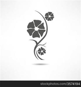Vector flower icon
