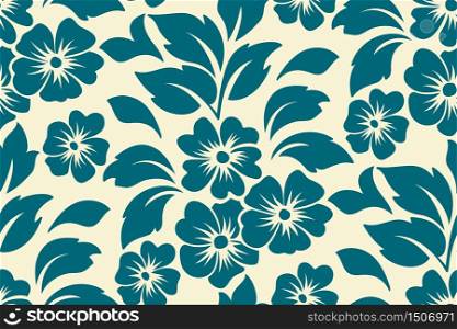 Vector flower seamless pattern element. Elegant texture for backgrounds. . Vector flower seamless pattern element.
