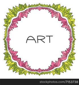 Vector frame with floral decoration. Floral background for cover design. Tropical flourish borber. Decorative frame. Vector frame with floral decoration. Floral background for cover design. Tropical flourish borber. Decorative frame.