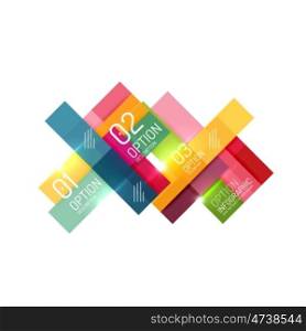 Vector geometric abstract background, colorful elements