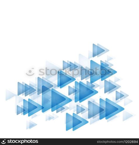 vector geometric, abstract background with arrows in progress