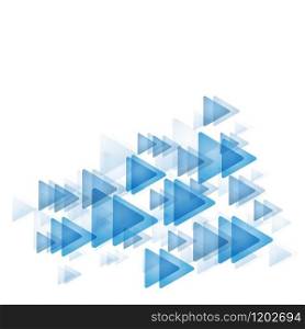 vector geometric, abstract background with arrows in progress