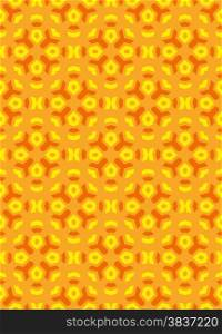 vector geometric abstract colorful mosaic yellow orange seamless pattern&#xA;