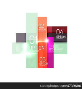 Vector geometric abstract infographic background template for workflow layout, diagram, number options or web design