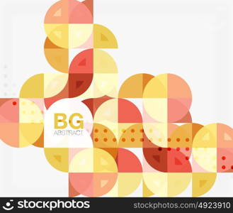 Vector geometric circle abstract background. Vector geometric circle abstract background. Vector template background for workflow layout, diagram, number options or web design