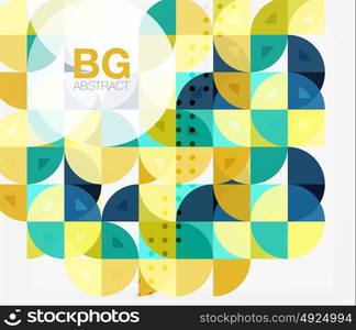 Vector geometric circle abstract background. Vector geometric circle abstract background. Vector template background for workflow layout, diagram, number options or web design