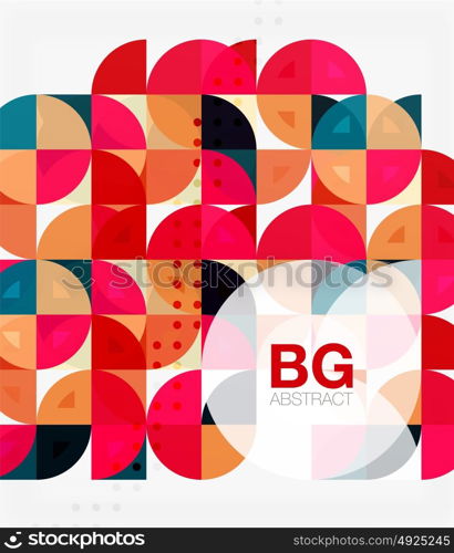 Vector geometric circle abstract background. Vector geometric circle abstract background. Vector template background for workflow layout, diagram, number options or web design